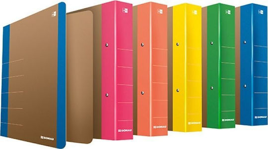 Donau Clipboard with 2 Rings for Paper A4 Yellow 1pcs