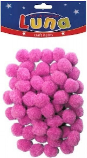 The Littlies Pom Pom Handwerk Rot Set 60Stück