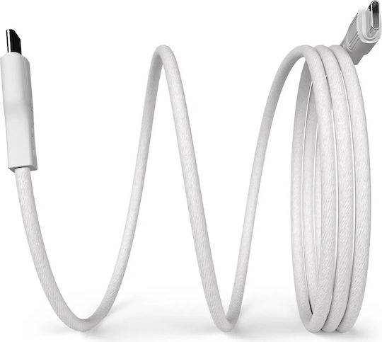 Puro Magnetic USB 3.2 Cable USB-C male - USB-C 60W Λευκό 1m