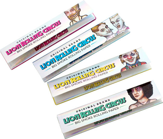 Lion Rolling Circus Zigarettenpapier King Size 33 Blätter 1Stück