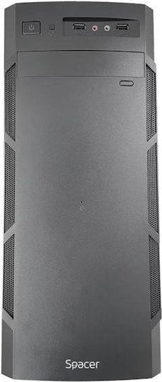Spacer Krypton Middle Tower Carcasă Calculator Negru