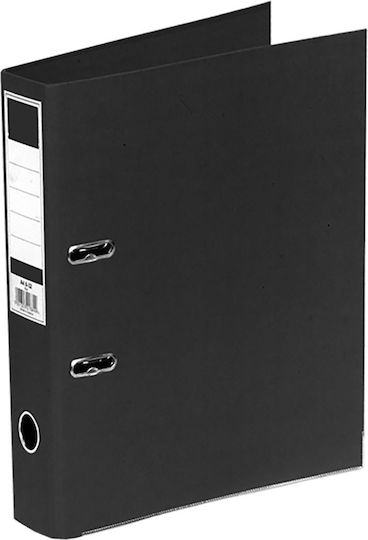 Office Binder Narrow PP Coating 4/32 31.5x29x5cm Justnote 38360 Black