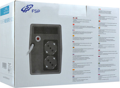 FSP/Fortron FP UPS Line-Interactive 600VA 360W με 2 Schuko Πρίζες