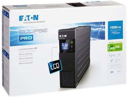 Eaton Ellipse PRO 1200 DIN UPS Line-Interactive 1200VA 750W cu 8 Schuko Prize