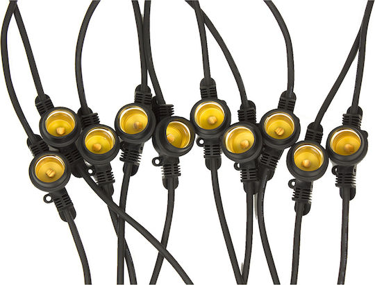 Maclean Energy Hanging Solar Light Garland IP44