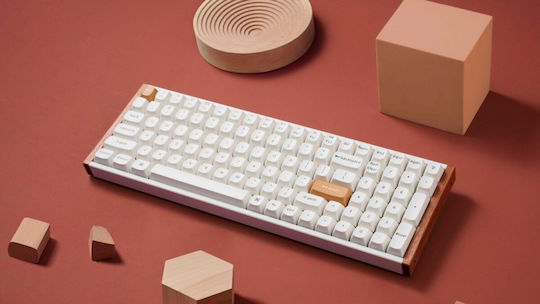 Keychron K4 HE Fără fir Efect Hall Gaming Tastatură 96% cu Magnetic comutatoare și iluminare RGB (Engleză US) Alb
