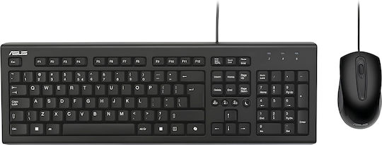 Asus U2000 Σετ Πληκτρολόγιο & Ποντίκι Ελληνικό