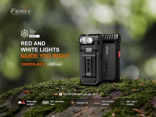 Fenix LED IPX6 с Максимална Яркост 200лм Зелен