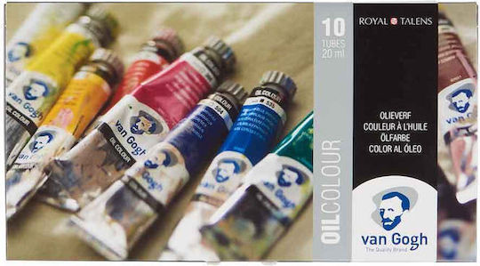 Royal Talens Van Gogh Oil Colours Set 20ml 10pcs