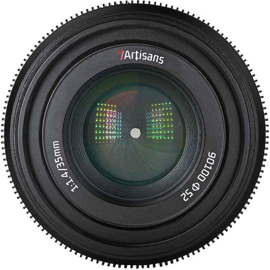 7artisans Full Frame Camera Lens 35mm f/1.4 Mark II for Canon RF Mount Black