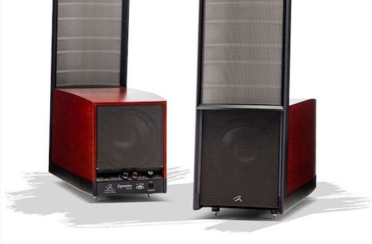 Martin Logan Expression ESL 13A Pereche Boxe Hi-Fi pardoseală 600W L33.9xA69.9xÎ156.1cm. cireș închis