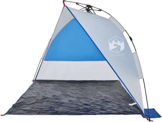 vidaXL Strandszene für 3 Personen Blau