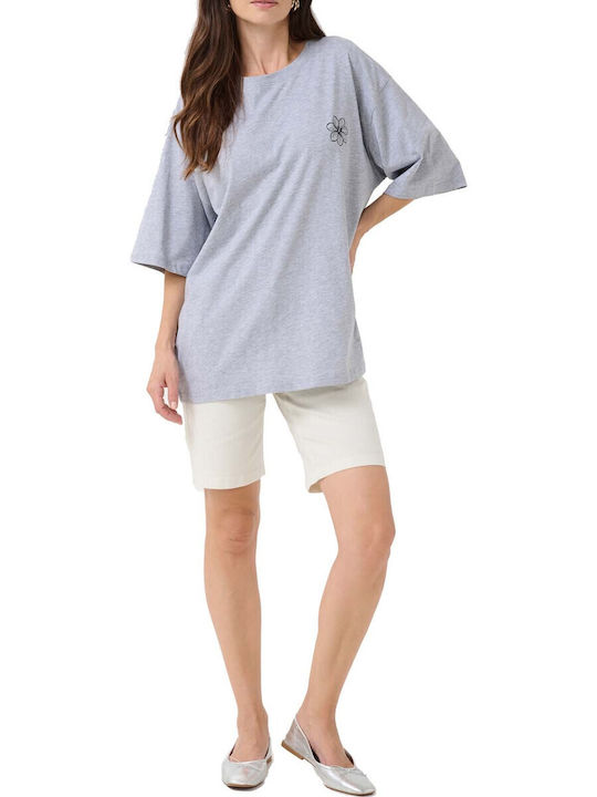 Cream Tricou Gri