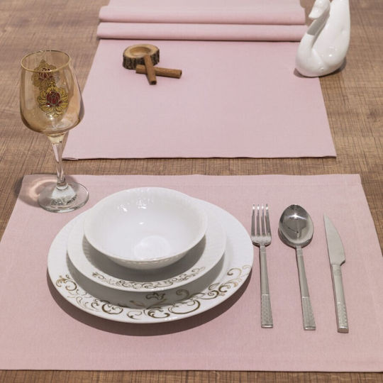 Tropik Home Ράνερ Σετ 7τμχ Pink 40x170εκ.