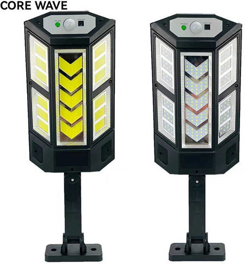 ACP Street Solar Light 4500lm Cold White 6500K with Motion Sensor, Photocell and Remote Control IP65 33cmx17cmx4cmcm