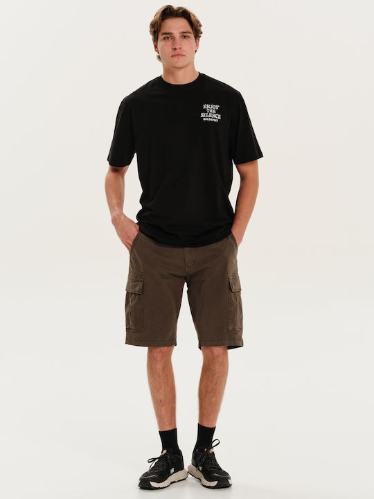 T-shirt Μαύρο