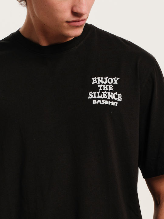 T-shirt Μαύρο
