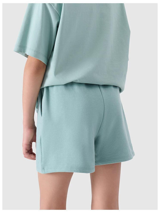 Kids' Shorts/Bermudas Fabric Turquoise