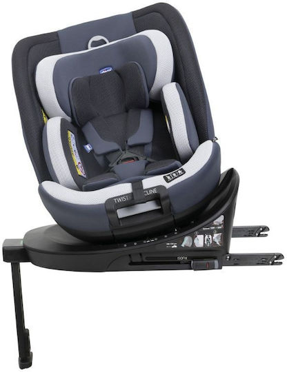 Chicco EverOne Baby Car Seat i-Size with Isofix Silver Ink 0-36 kg