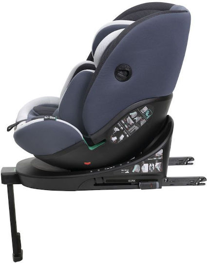 Chicco EverOne Baby Car Seat i-Size with Isofix Silver Ink 0-36 kg