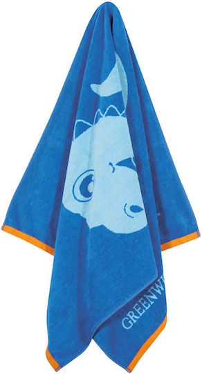 Greenwich Polo Club Kids Beach Towel Blue 140x70cm