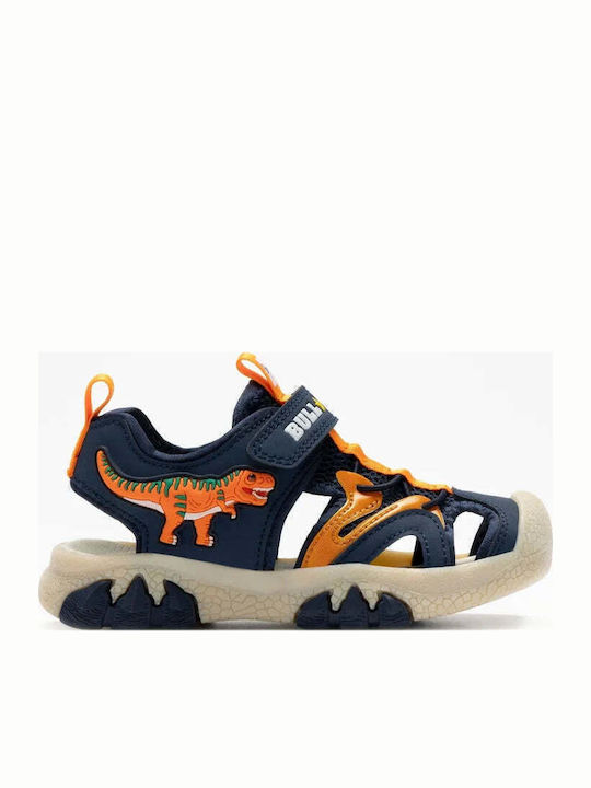 Shoe Sandals Anatomic with Velcro & Lights Blue