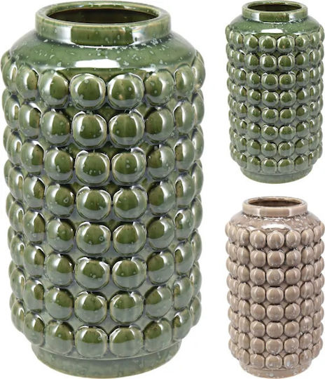 Koopman Dekorative Vase Grün 15,5xH27,5cm