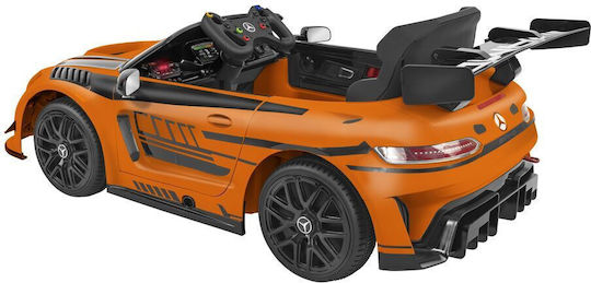 Mercedes AMG GT3 Μονοθέσιο με Τηλεκοντρόλ 12 Volt Πορτοκαλί για 3+ Ετών