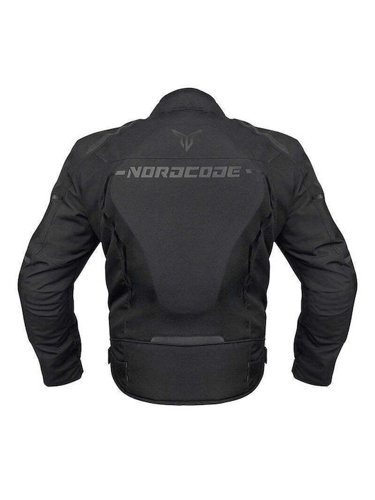 Nordcode Misano Oversize Bărbătesc Geacă de motocicletă 4 Sezoane Waterproof Negru