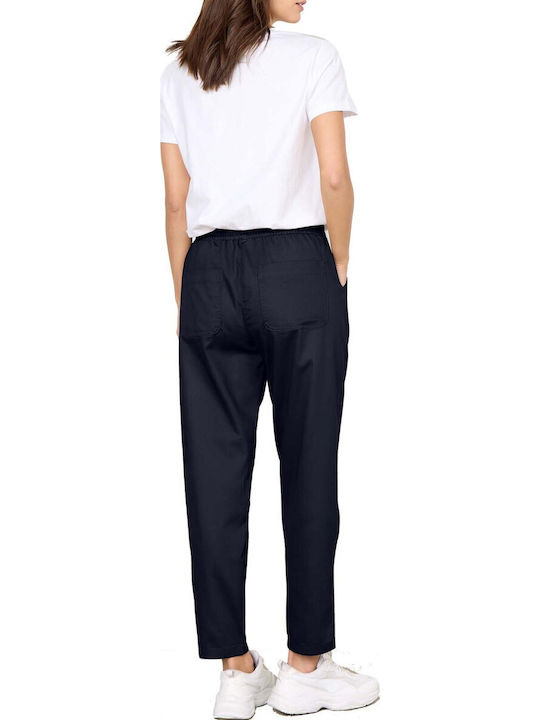 Damenhose mit Gummiband Blau