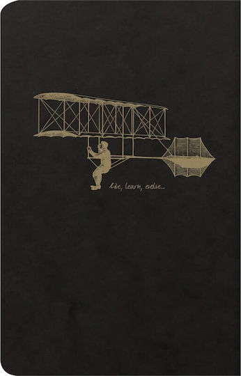 Clairefontaine Flying Spirit Σημειωματάριο 48 Φύλλων Ριγέ Μαύρο