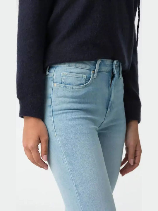 Women's Jean Trousers Flared Light Blue
