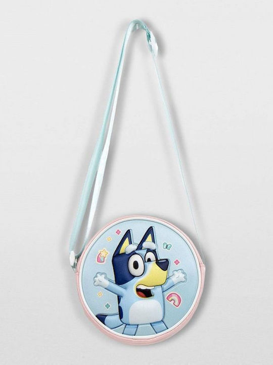 Cerda Bluey Kids Shoulder Bag Light Blue 13x3x13cm