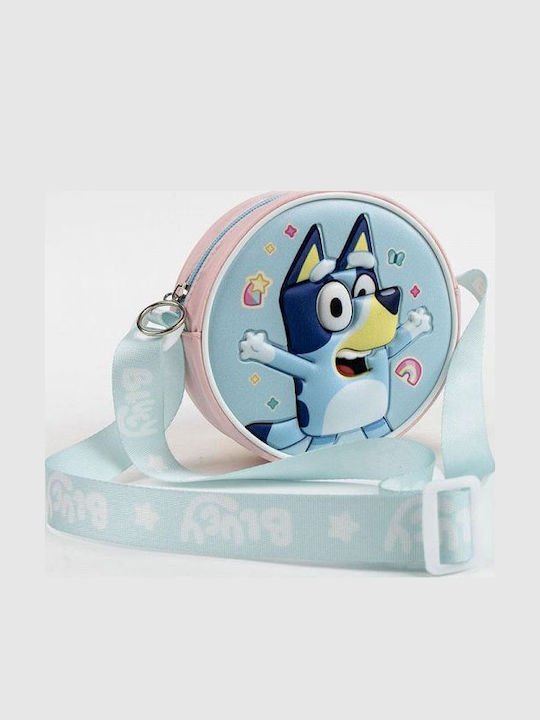 Cerda Bluey Kids Shoulder Bag Light Blue 13x3x13cm