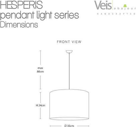 Veis Σετ Με Φωτιστικά Κρεβατοκάμαρας Pendant Light Beige