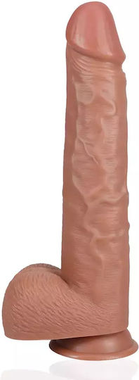 Shots Ρεαλιστικό Dildo με Όρχεις και Βεντούζα 16cm