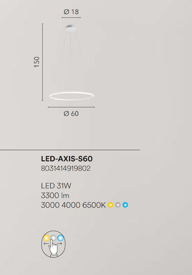 Fan Europe Axis LED Deckenleuchte Weiß 60x60cm Fan Europe Axis LED Deckenleuchte Weiß 60x60cm