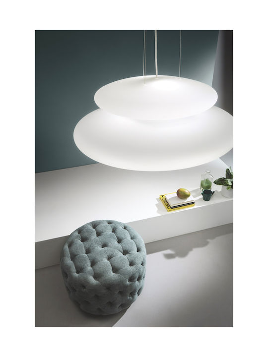 Ondaluce Pendant Light White 60cm