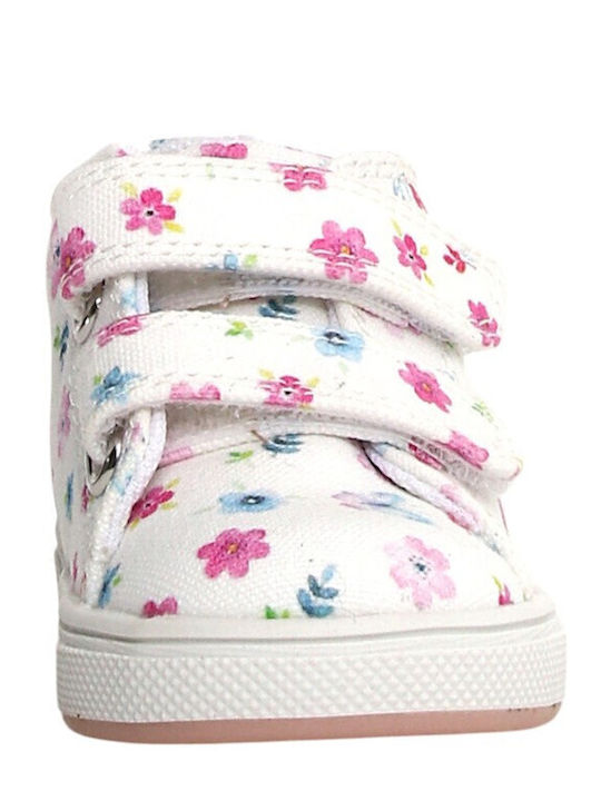 Παιδικά Sneakers με Σκρατς Λευκά