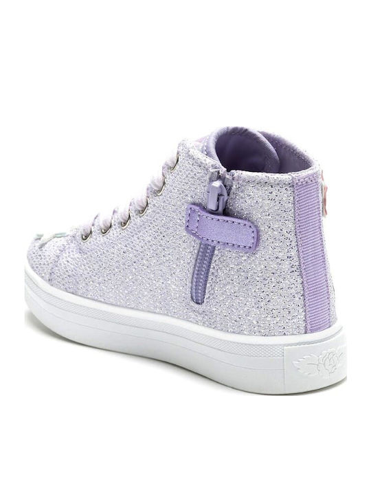 Unicorn Kids Sneakers High Pink
