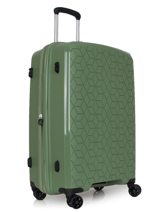 Verage Medium Hard Travel Suitcase Mint with 4 Wheels Height 69cm