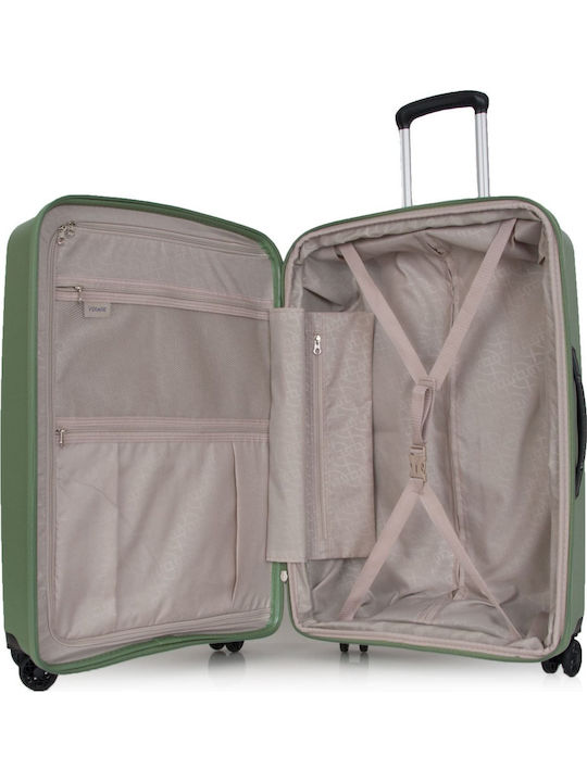 Verage Medium Hard Travel Suitcase Mint with 4 Wheels Height 69cm