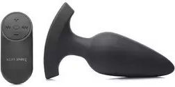 XR Anal Plug mit kabelloser Funktion und Vibration Groß Schwarz