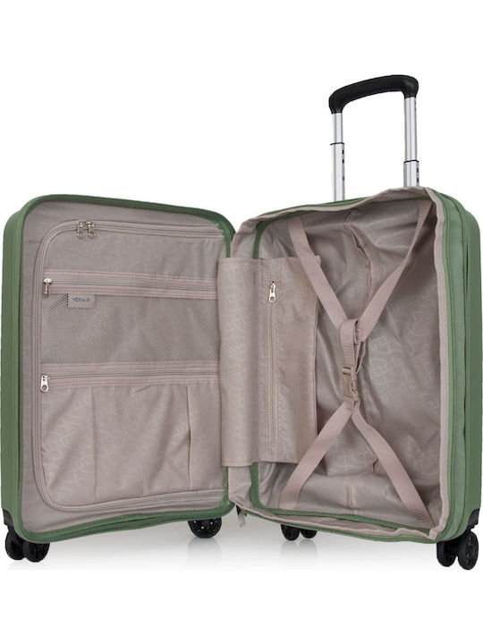 Verage Valiză de Călătorie Cabină Dură Mentă cu 4 roți Înălțime 55cm VG18106-S