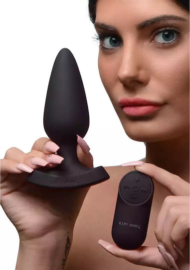 XR Anal Plug mit kabelloser Funktion und Vibration Groß Schwarz