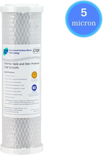 Filtrato CT-14D Wasserfiltrationssystem Arbeitsplatte mit Wasserhahn & Ersatzfilter PURE CTOP 2510-05 5μm 50-0046/6