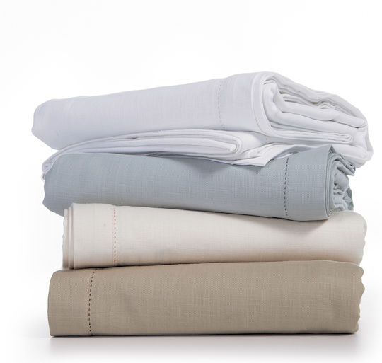 Nef-Nef Homeware Tablecloth Cotton Steady Ecru 150x300cm