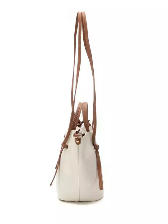 Damentasche Schultertasche Weiß