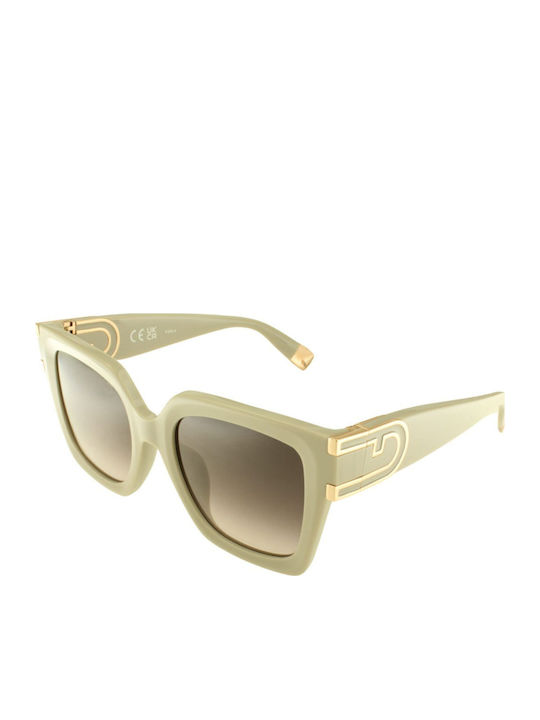 Furla Sunglasses Πράσινα with Acetate Frame & Beige Lens Furla Sunglasses Πράσινα with Acetate Frame & Beige Lens