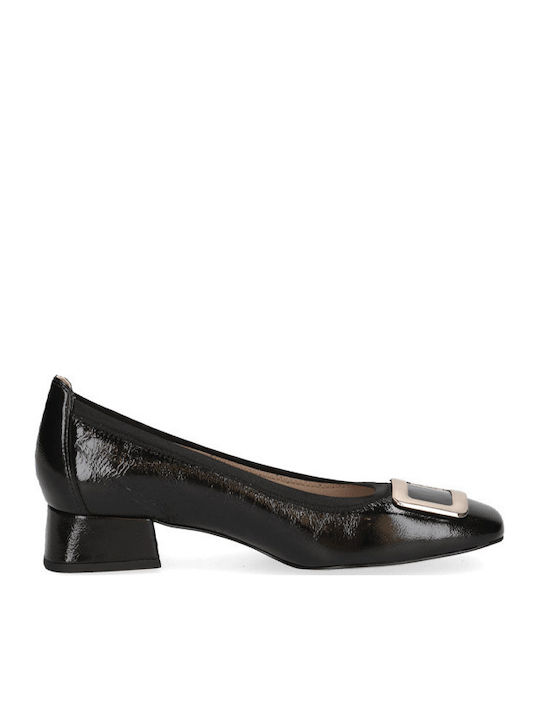 Leather Black Heels
